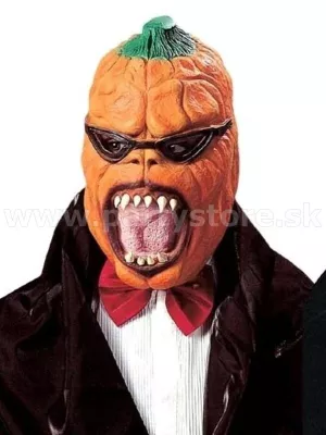 Maska - STRAŠIDELNÁ TEKVICA JACK - latexová