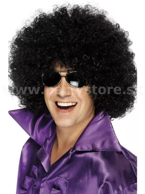 Parochňa - 70s AFRO MEGA JUMBO - čierna, kučeravá, unisex