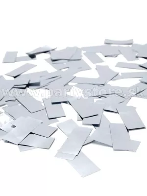 Vystreľovacie konfety - SILVER EXPLOSION - 20 cm tuba, strieborné