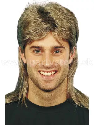 Parochňa - 80s STYLE JASON - hnedá s blond melírom, pánska