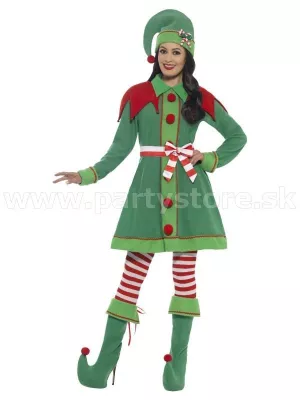 Kostým - ELF DELUXE SLEČNA ŠKRIATKOVÁ - 5 dielny, dámsky