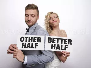 Rekvizity foto - karty - DRUHÁ POLOVICA + LEPŠIA POLOVICA