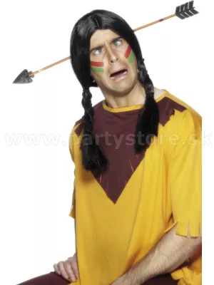 Čelenka - INDIÁNSKY ŠÍP CEZ HLAVU - gumený hrot