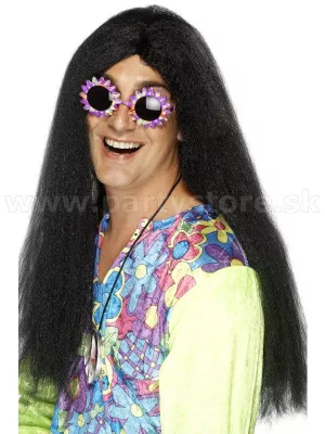 Parochňa - GROOVY HIPPIE MAN - čierna, dlhá 60 cm, pánska