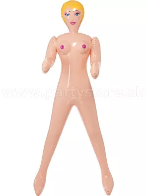 Bábika nafukovacia dáma - LOLITA - telová farba, 140 cm, gumená