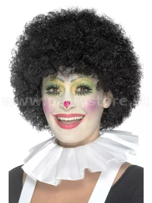 Golier KLAUN - biely, harmonikovo poskladaný, unisex