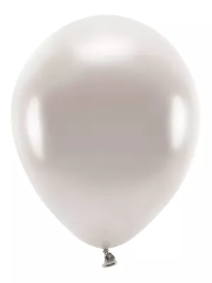 Balón metal 26 cm - PERLEŤOVÝ - ECO NATURAL FUN - balenie 1 kus, latex