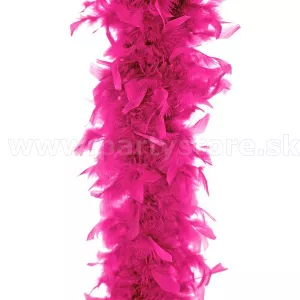 Boa - CHANDELLE - neónovo ružové, 45 gram, 190 cm originál perie