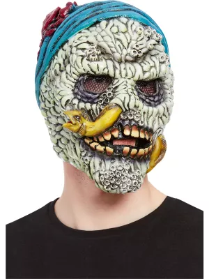 Maska - PIRÁT - STARÝ MORSKÝ VLK - s morskými kôrovcami, latex