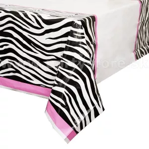 Obrus - ZEBRA DESIGN - 137 x 213 cm, plastová fólia