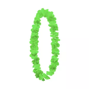 Veniec náhrdelník - HAWAIIAN CLASSIC - zelený, kvetinový