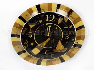 Taniere - SILVESTER -  priemer 23 cm, papier, bal. 6 ks