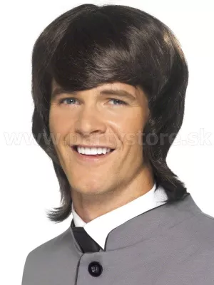 Parochňa - 60s THE BEATLE CUT - hnedá, pánska