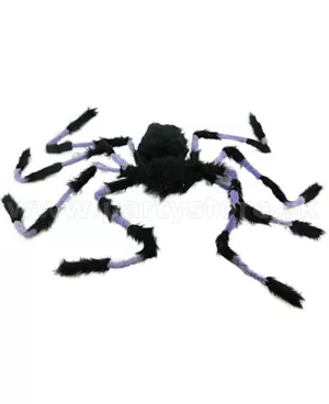 Pavúk - MEGA MONSTER - čierno fialový, 62 cm, chlpatý plyš