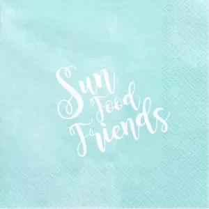 Obrúsky - SUMMER TIME - 33 x 33 cm, bal. 20 ks, papier