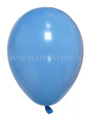 Balón pastel 26 cm - MODRÝ - SVETLÝ - balenie 1 kus, latex