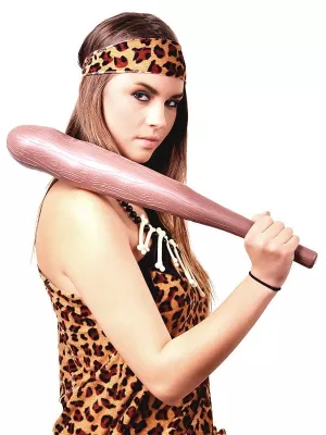 Kyjak - ZOG - hnedý so zvukom, dlhý 49 cm, plast