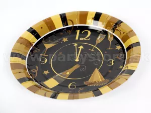 Taniere - SILVESTER - priemer 18 cm, papier, bal. 6 ks