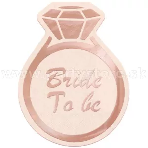 Obrúsky - BRIDE TO BE - 11,5 x 15,5 cm, bal. 10 ks, papier