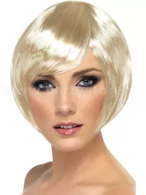 Parochňa - BABE - blond, krátka 33 cm s ofinou, dámska