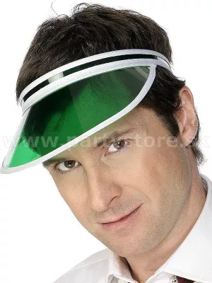 Šilt - 80s POKER - zelený s bielym lemovaním, unisex, plast