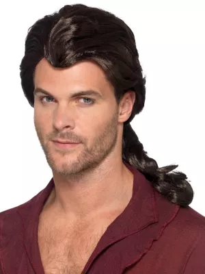 Parochňa - GASTON - tmavohnedá s copom, dlhá 55 cm, pánska