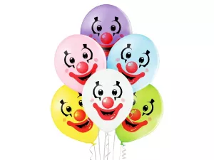 Balón pastel 30 cm - KLAUN COLOR MIX - farebný mix, bal. 6 ks