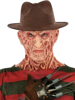 Klobúk - FREDDY KRUEGER - NOČNÁ MORA V ELM STREET - hnedý