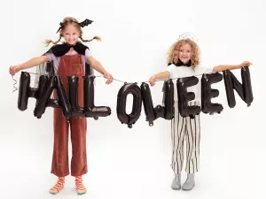 Balón fólia banner 46 x 280cm - HALLOWEEN - čierny