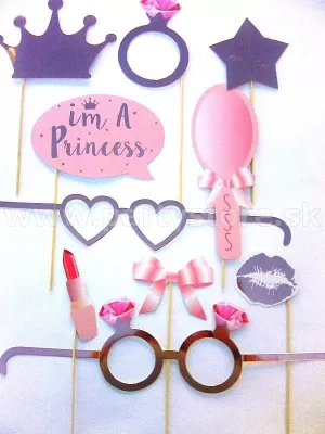 Rekvizity foto - ROZLÚČKA SO SLOBODOU - ružovo zlaté, 10 ks