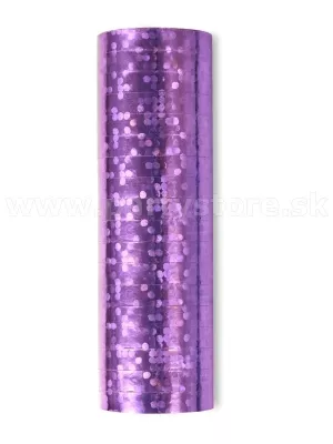 Serpentíny - HOLOGRAPHIC - bledoružové, 18 roliek, 3,8 m, papier