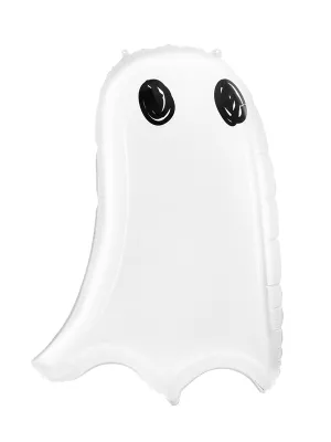 Balón fólia - DUCH - 48 x 68 cm, biely s čiernou potlačou, bal. 1 ks