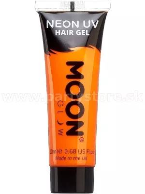 Gél na vlasy - NEON UV MOON - ORANŽOVÝ, svieti pri UV, 20 ml