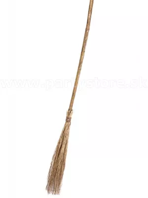 Metla - BOSORKA - prútená s bambusovou rukoväťou, dĺžka 100 cm