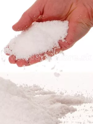 Dekorácia - SNEH VIANOČNÝ - biela umelá imitácia snehu, bal. 20 gram