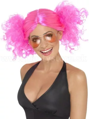 Parochňa - 80s HOT PINK - ružová s 2 drdolmi, dámska