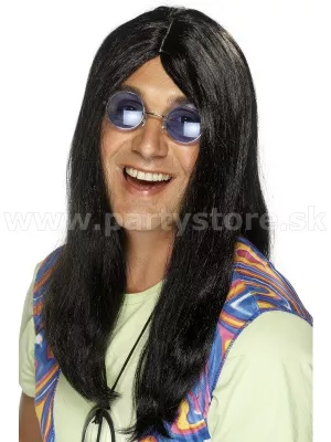 Parochňa - HIPPY NEIL - čierna, dlhá 55 cm, pánska