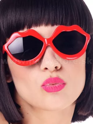 Okuliare - SLADKÉ PERY - červený rám, dámske