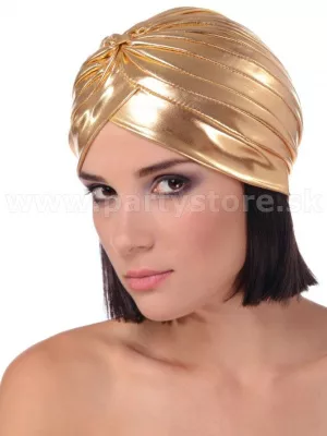 Turban - 1920s METALLIC VINTAGE FASHION - zlatý, dámsky