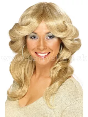 Parochňa - 70s FLICK - FRIDA FROM ABBA - blond, zvlnená, 60 cm