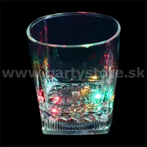 Pohár svietiaci LED - ROCK OLD JASPER MULTICOLOR - 295 ml, akryl