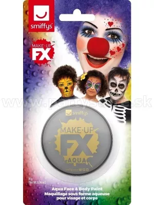 Farba na telo a tvár - SMIFFYS MAKE-UP FX - svetlo šedá, 16 ml