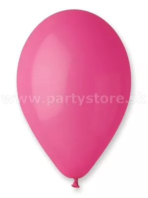Balón pastel 26 cm - RUŽOVÝ - TMAVÝ - latex