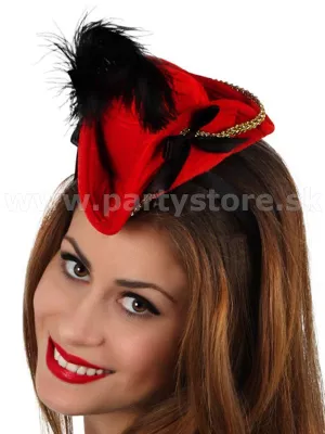 Klobúk - PIRÁTKA JEANNE THE LIONESS OF BRITTANY - s čelenkou