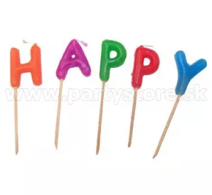 Sviečky - HAPPY BIRTHDAY - set 13 ks