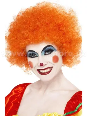 Parochňa - KLAUN CRAZY - oranžová, kučeravý afro účes, unisex