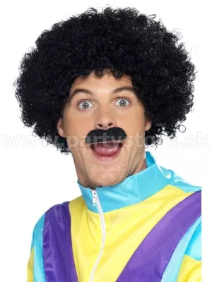 Parochňa - LIVERPOOL SCOUSERS LOOK - čierna s fúzami, pánska