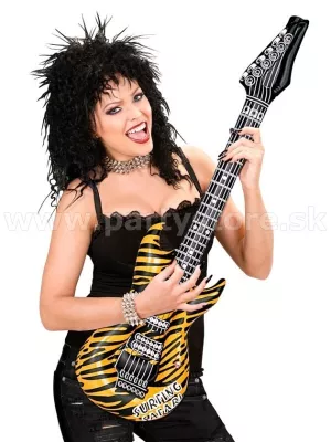 Gitara nafukovacia - SURFING SAFARI - oranžová, 105 cm, gumená