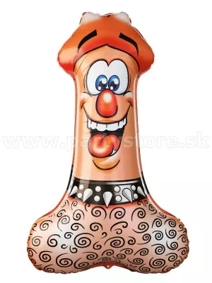 Balón - PENIS WILLY ROCKER - 90 x 58 cm, fólia