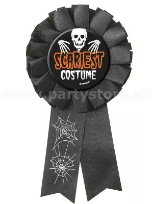 Odznak - HALLOWEEN - NAJSTRAŠIDELNEJŠÍ KOSTÝM